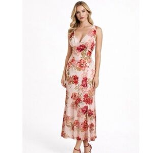 Paper Heart Light Pink Floral Dress